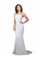 Compra Blanco Sirena Cuello Alto Barrer tren Encaje Vestidos de novia
