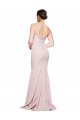 Compra Cubierta Sin tirantes Barrer tren Crepé Elástico Largo Formales Vestidos de dama de honor / Vestidos de fiesta