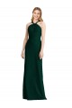 Compra Evergreen Trompeta Halter Gasa Largo Vestidos de dama de honor