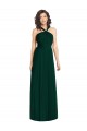 Compra Evergreen línea A Halter Gasa Largo Vestidos de dama de honor