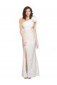 Compra Marfil Cubierta Un Hombre Crepé Elástico Largo Formales Vestidos de dama de honor / Vestidos de fiesta