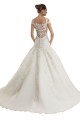 Compra Marfil Sirena Hombros Descubiertos Barrer tren Tul Encaje Vestidos de novia