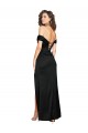 Compra Negro línea A Cuello de Corazón Satén sedoso Largo Formales Vestidos de dama de honor / Vestidos de fiesta