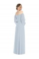 Compra línea A Hombros Descubiertos Gasa Largo Formales Vestidos de dama de honor / Vestidos de noche