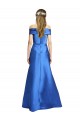 Compra línea A Hombros Descubiertos Satén Largo Formales Vestidos de dama de honor / Vestidos de fiesta
